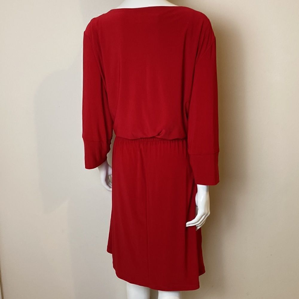 Emma & Michele Red Dress, be Ready for Valentine’s Day, Size 3X - Picture 5 of 8